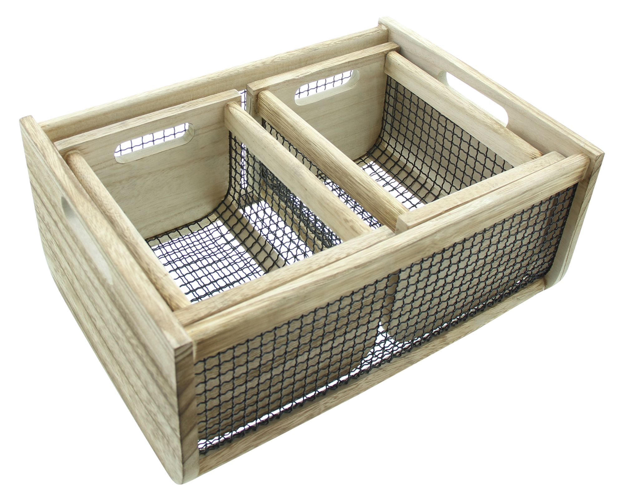 Holzkiste "Trend", 3er Set im Frank Flechtwaren Online Shop für Küche kaufen Holzkiste "Trend", 3er Set im Frank Flechtwaren Online Shop für Küche kaufen
