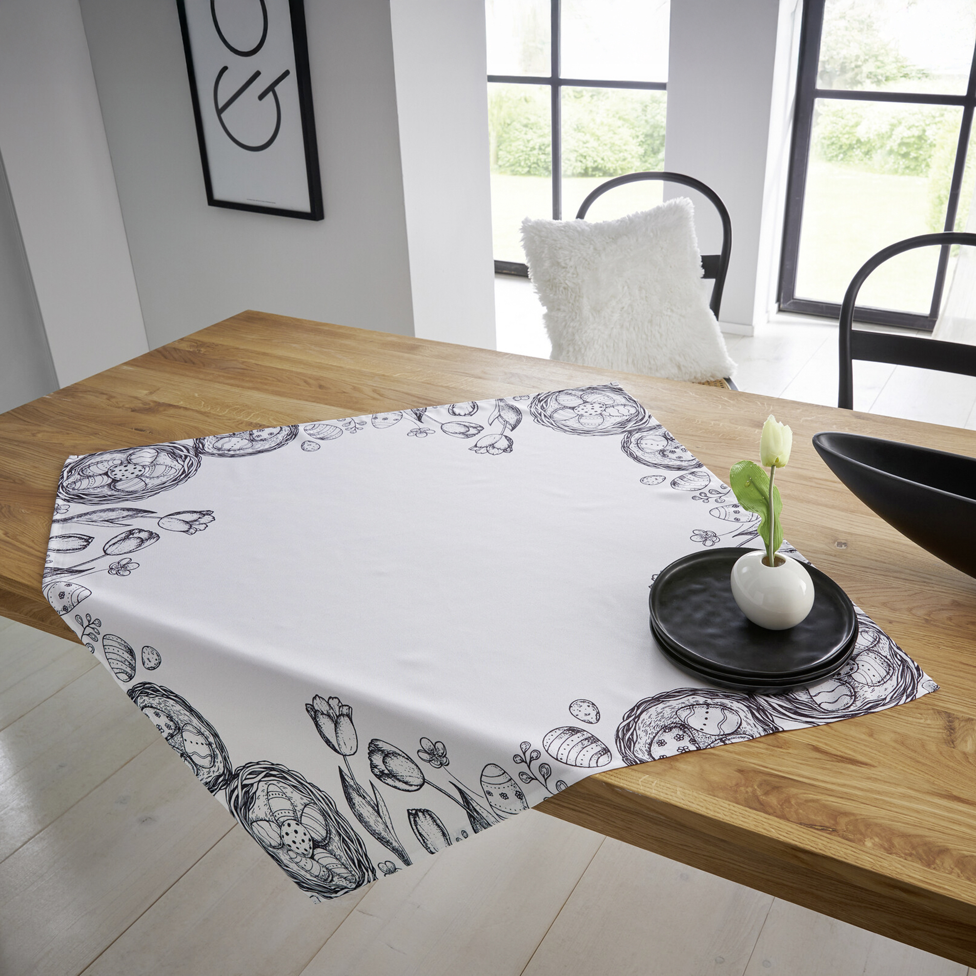 Tischdecke "Moderne Ostern"  im Frank Flechtwaren Online Shop kaufen