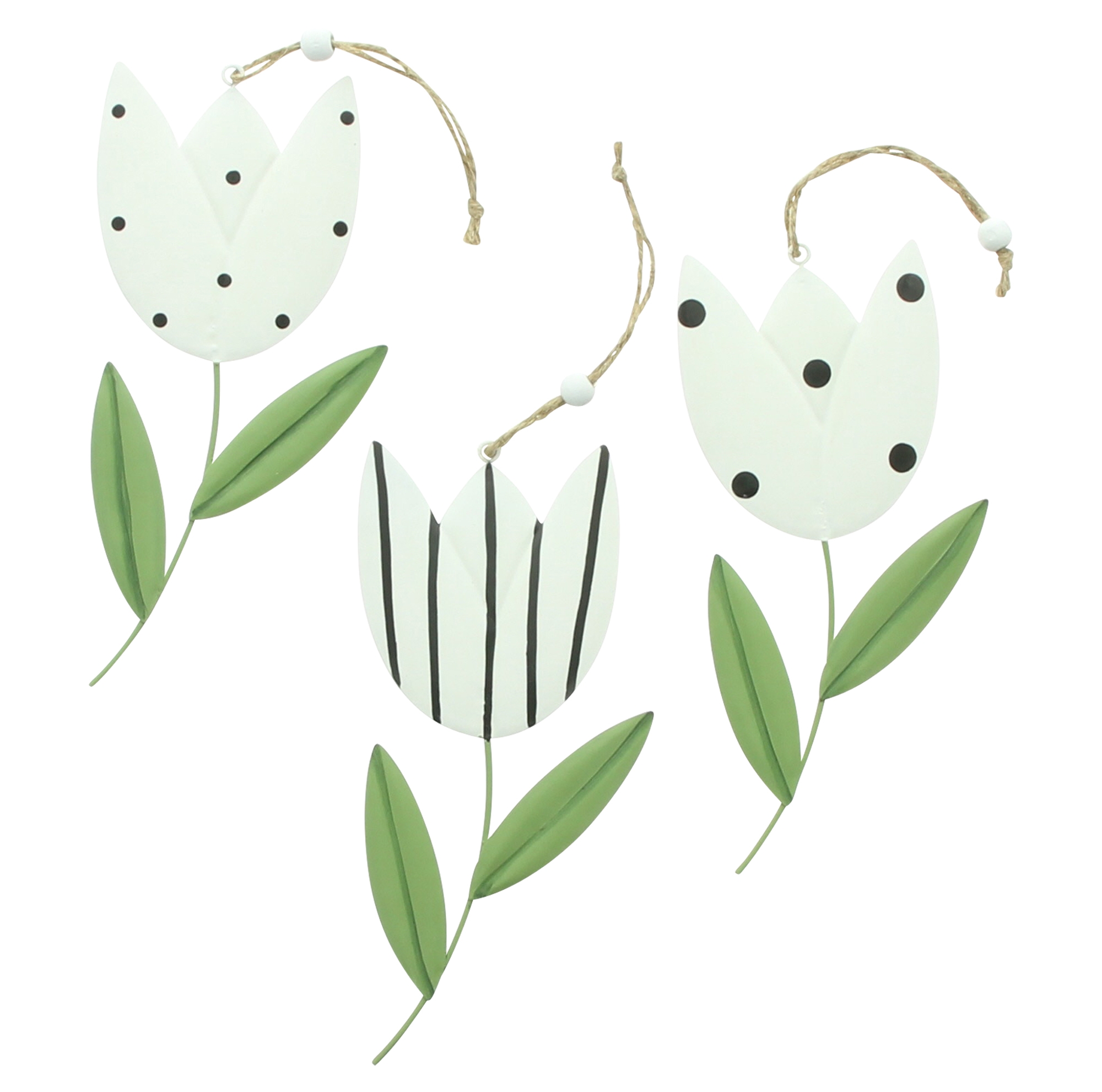 Blumenhänger "Tulpe", 3er Set  im Frank Flechtwaren Online Shop für Ostern kaufen