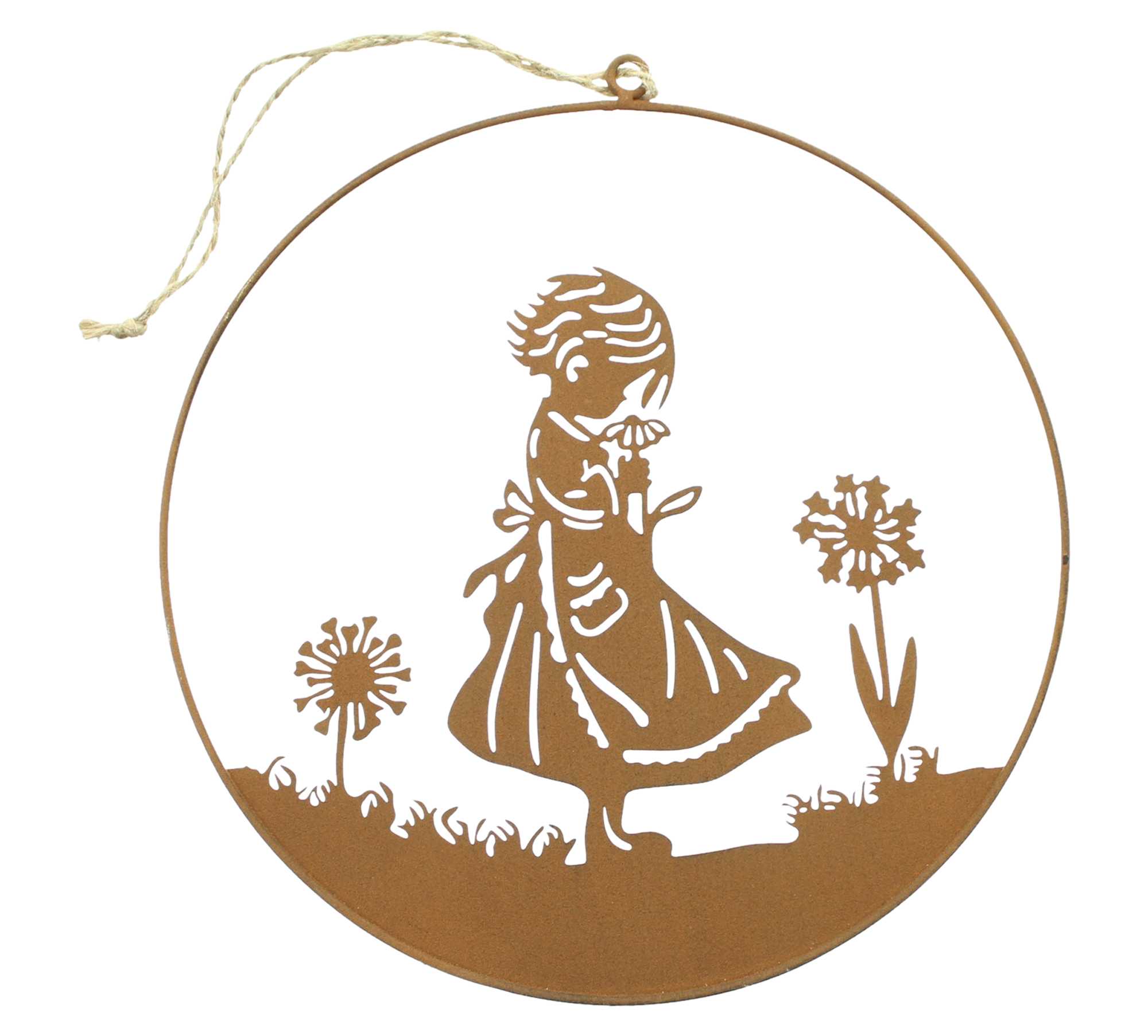 Hänger "Mädchen mit Blume"  im Frank Flechtwaren Online Shop für Ostern kaufen