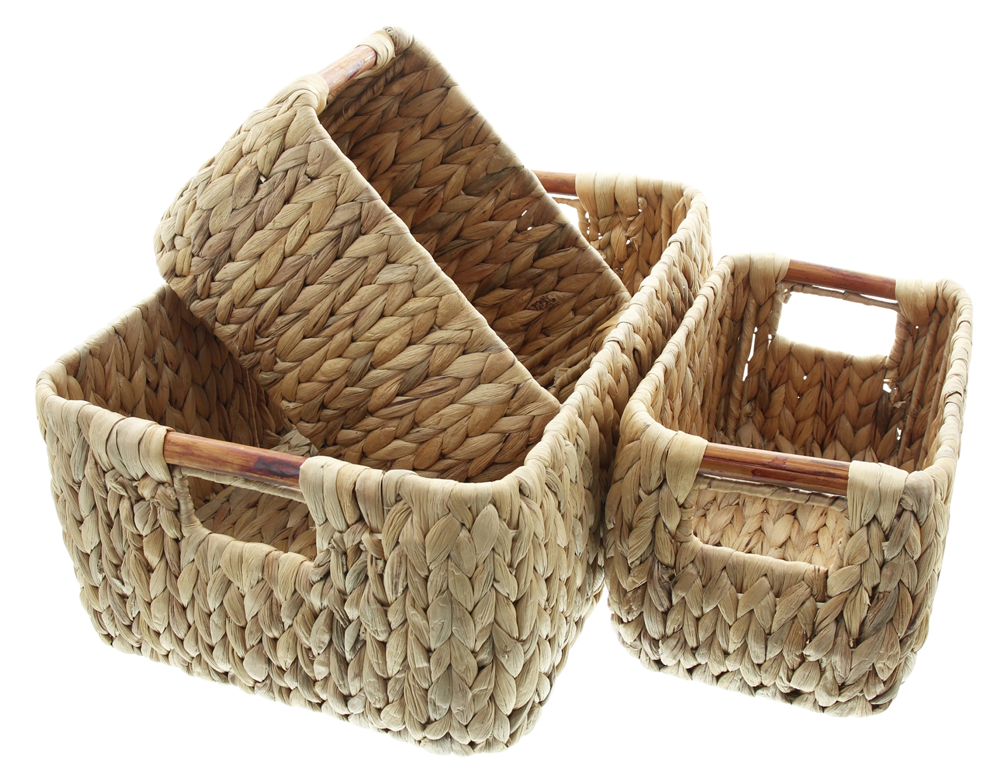 Storage-Set "Wasserhyazinthe", 3tlg. im Frank Flechtwaren Online Shop für Füllkörbe & Universalkörbe kaufen Storage-Set "Wasserhyazinthe", 3tlg. im Frank Flechtwaren Online Shop für Füllkörbe & Universalkörbe kaufen