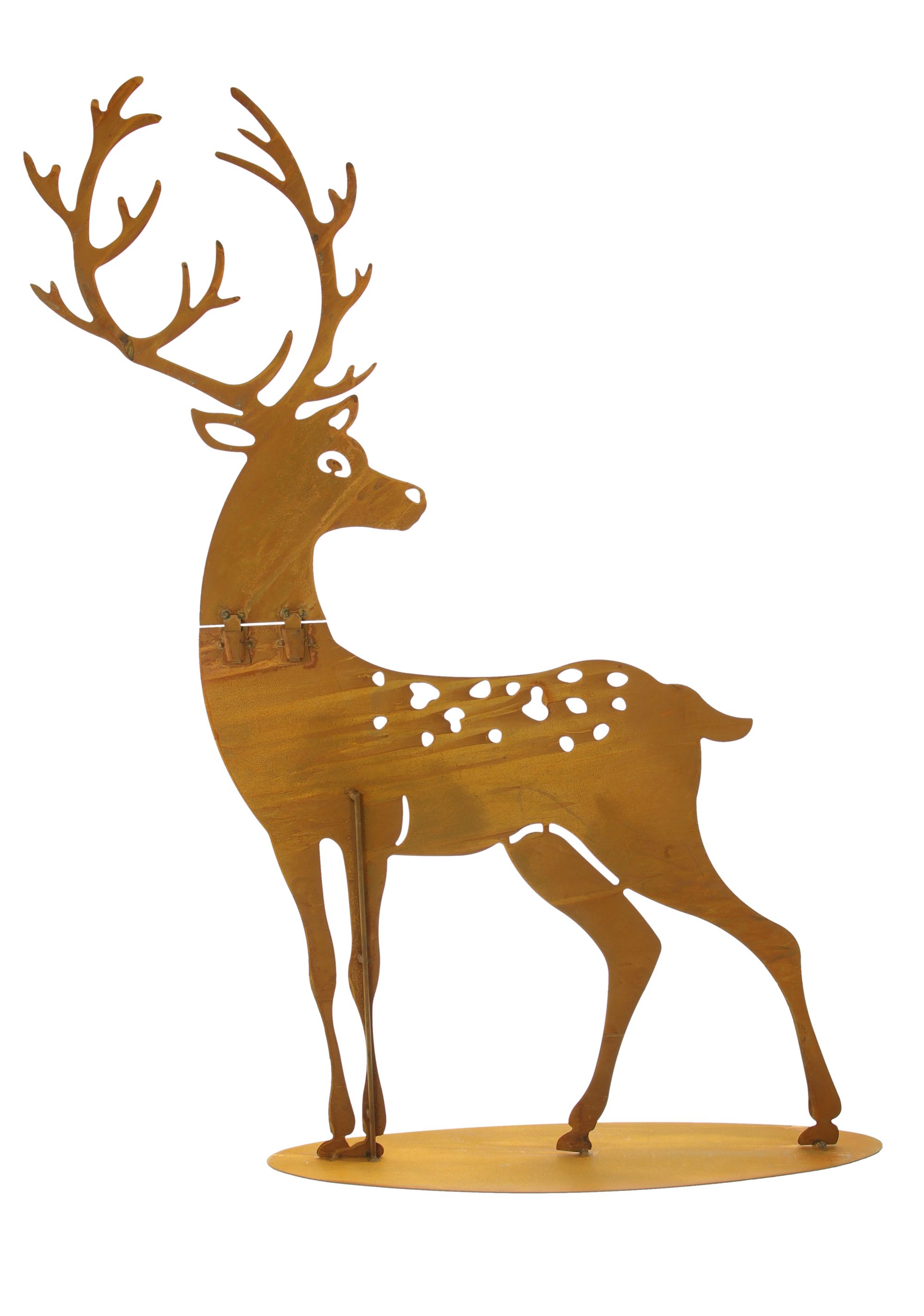 Hirsch "Rost", groß im Frank Flechtwaren Online Shop für Herbst kaufen Hirsch "Rost", groß im Frank Flechtwaren Online Shop für Herbst kaufen