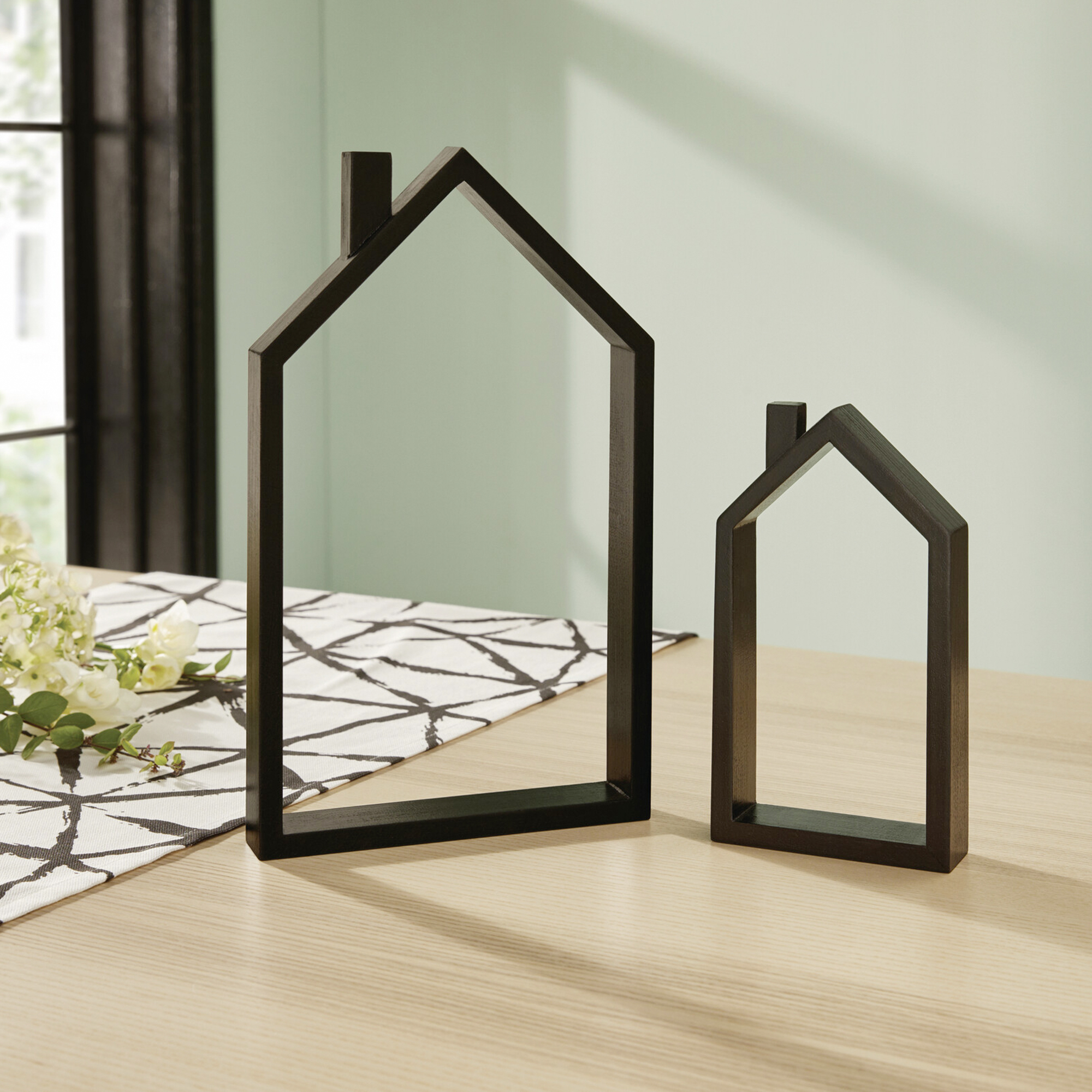 Haus "Black", 2er Set  im Frank Flechtwaren Online Shop kaufen