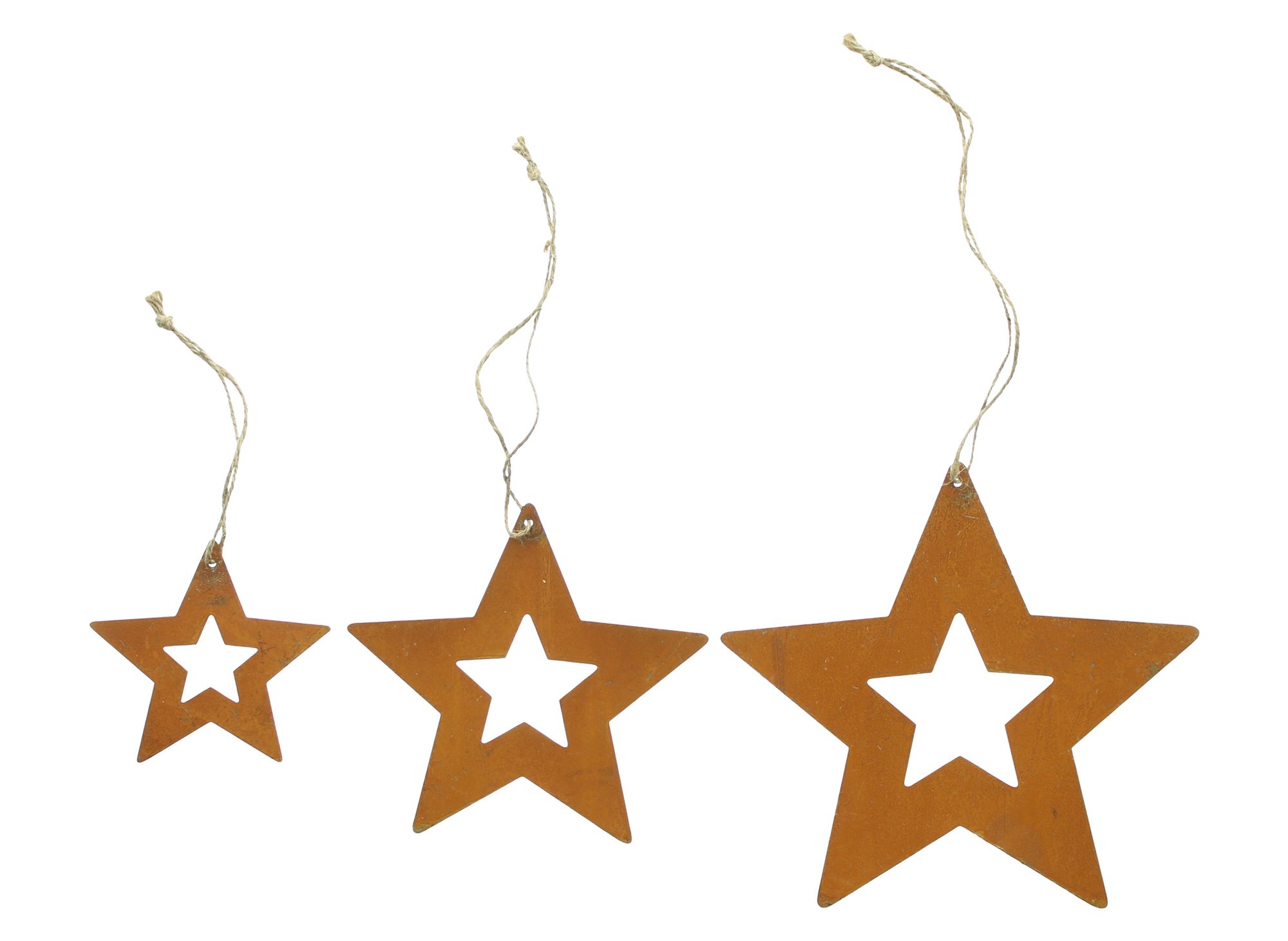 Metallhänger "Stern", 5er Set im Frank Flechtwaren Online Shop für Weihnachten kaufen Metallhänger "Stern", 5er Set im Frank Flechtwaren Online Shop für Weihnachten kaufen