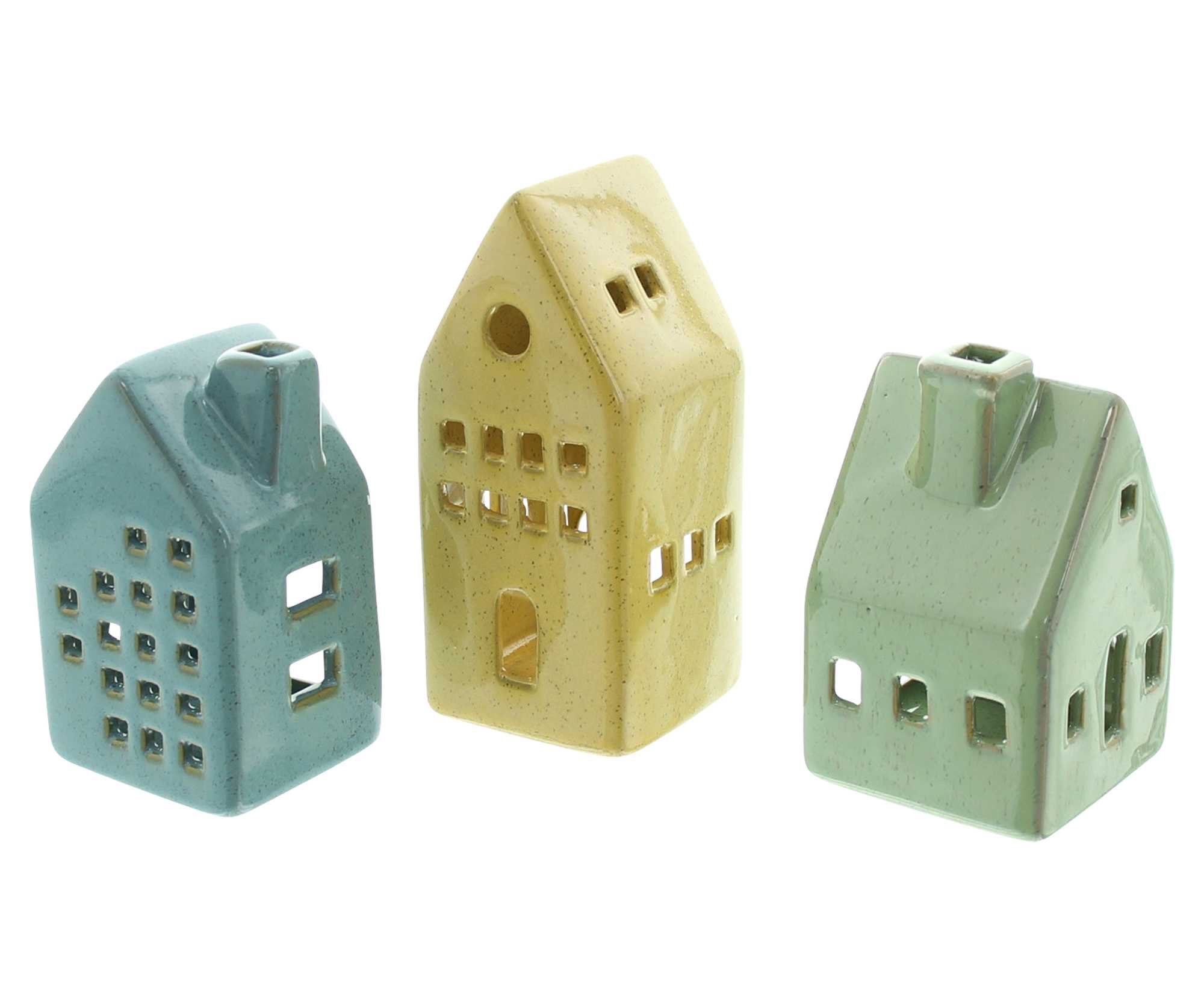 Teelichthalter "Häuser", 3er Set im Frank Flechtwaren Online Shop für Ostern kaufen Teelichthalter "Häuser", 3er Set im Frank Flechtwaren Online Shop für Ostern kaufen