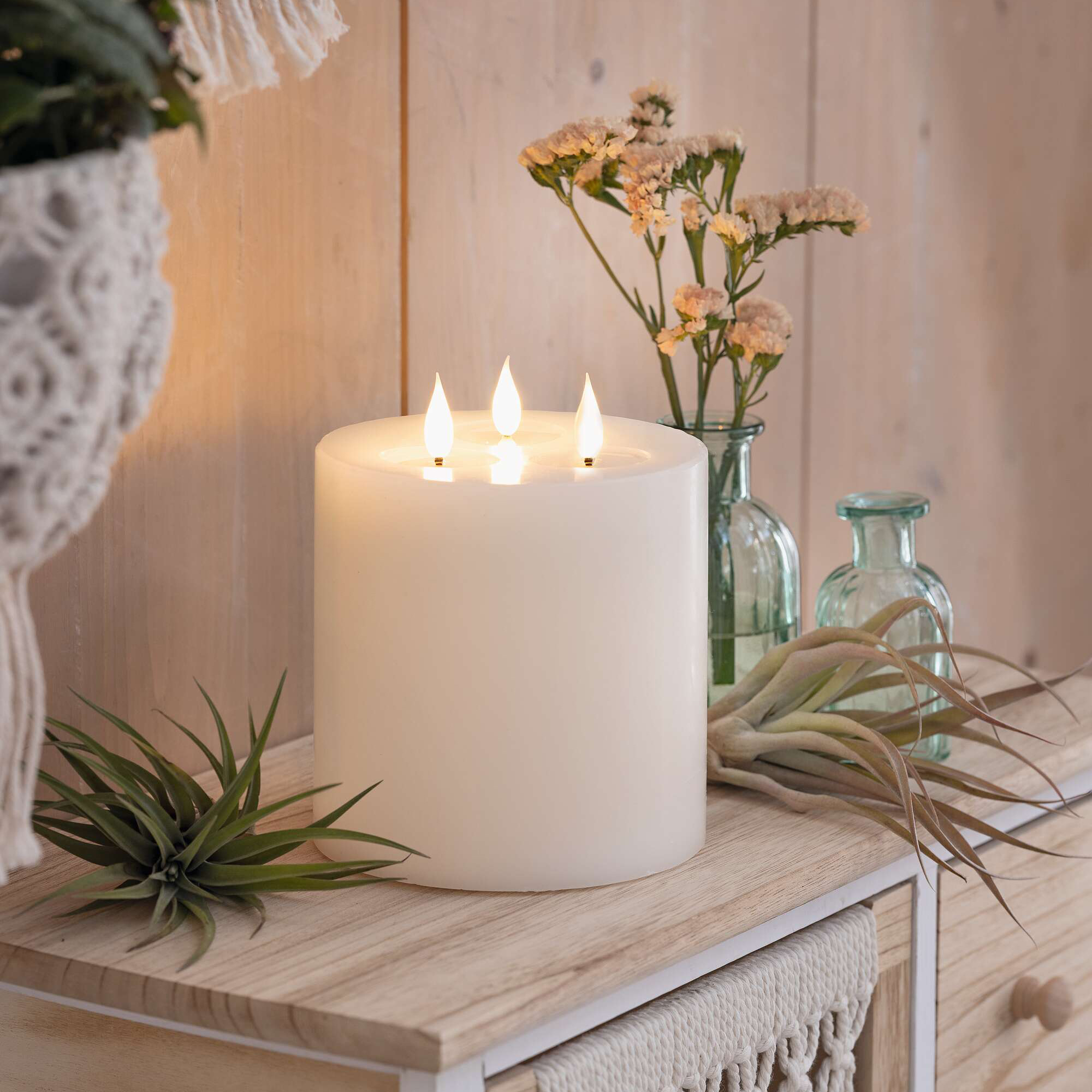 3-Docht-Kerze "Classic"  im Frank Flechtwaren Online Shop kaufen