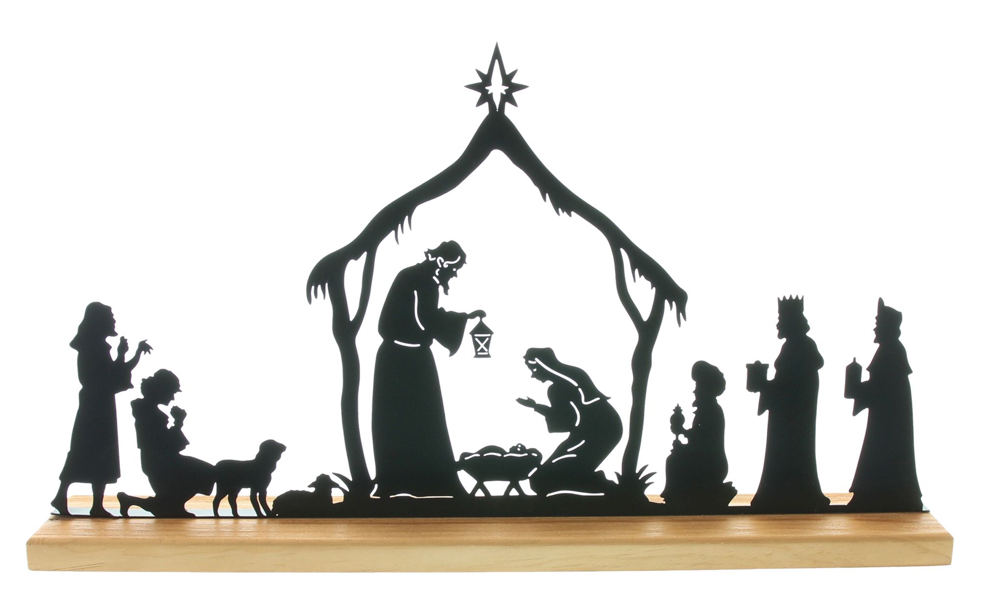 Weihnachtsdeko "Heiligabend"  im Frank Flechtwaren Online Shop für Weihnachten kaufen
