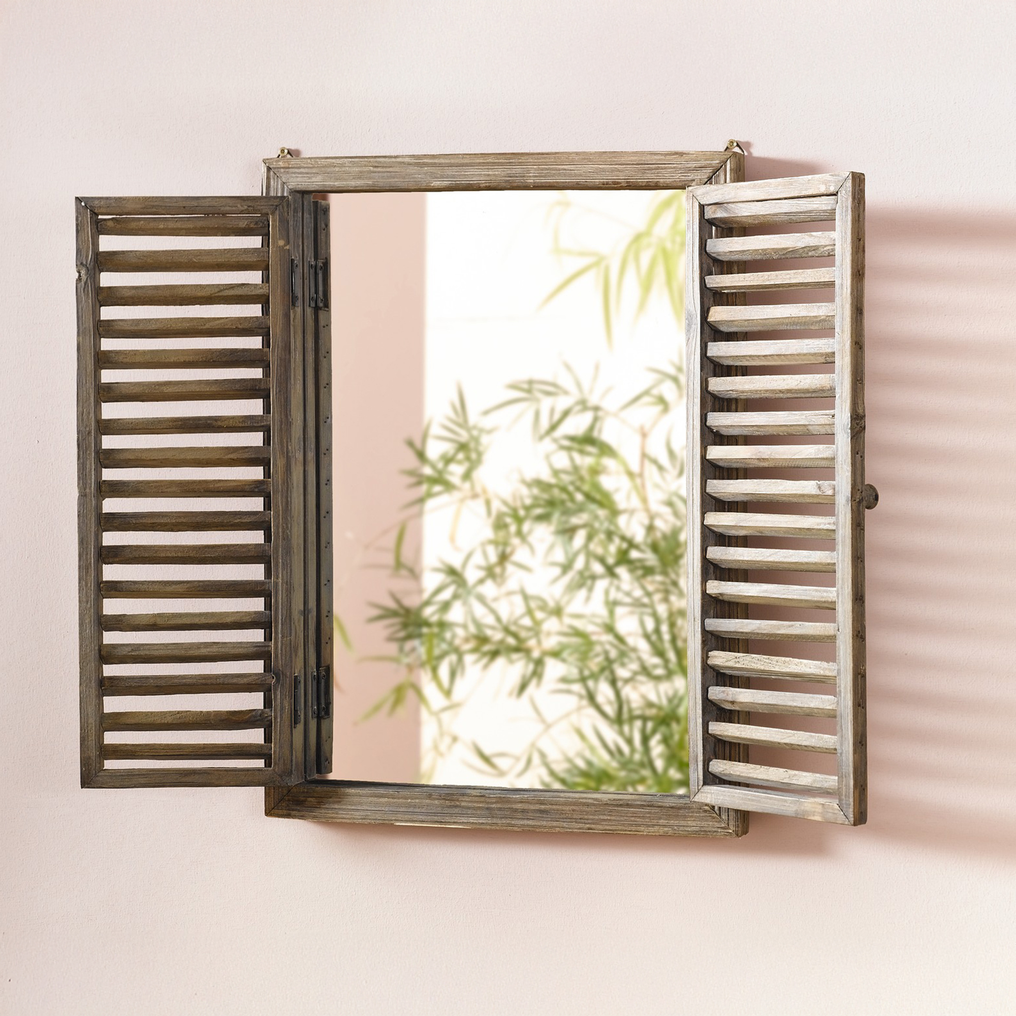 Holzspiegel "Fenster"  im Frank Flechtwaren Online Shop kaufen