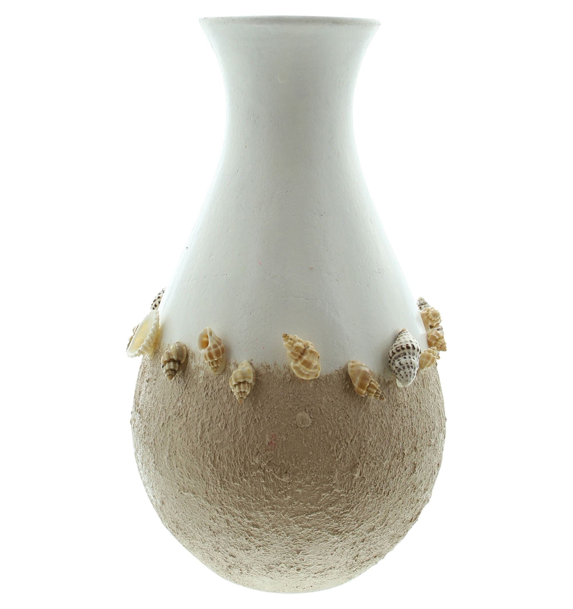 Dekovase "Muscheln", groß im Frank Flechtwaren Online Shop für Ibiza-Vibes kaufen Dekovase "Muscheln", groß im Frank Flechtwaren Online Shop für Ibiza-Vibes kaufen