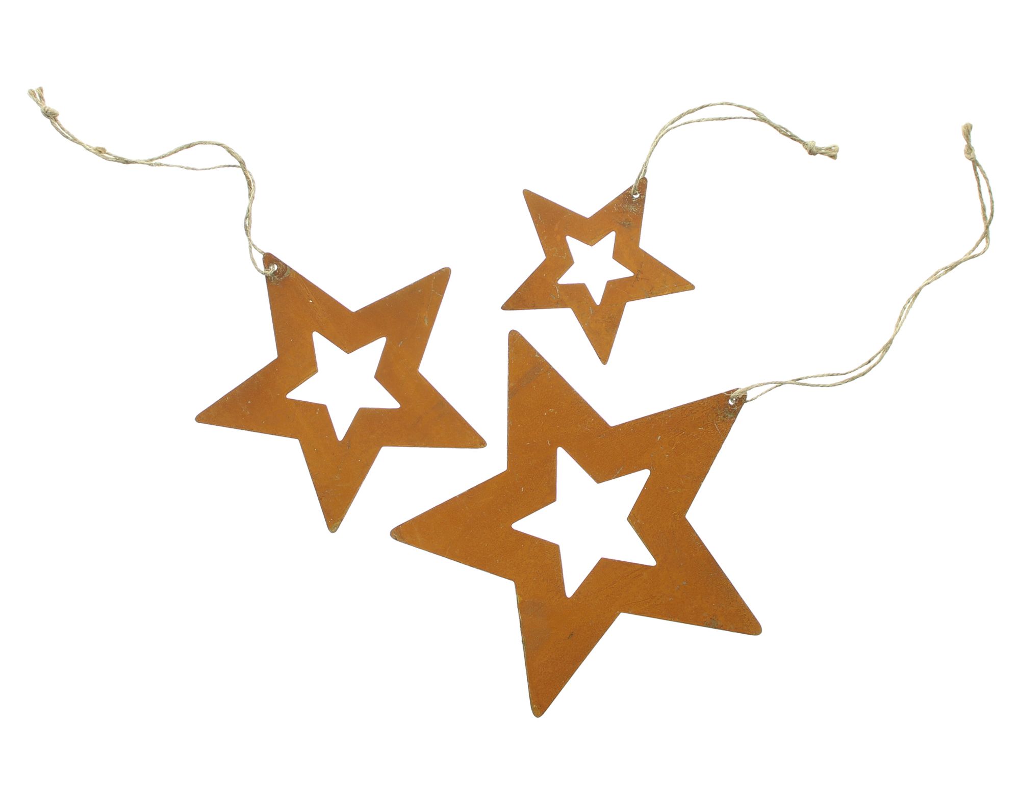 Metallhänger "Stern", 5er Set im Frank Flechtwaren Online Shop für Weihnachten kaufen Metallhänger "Stern", 5er Set im Frank Flechtwaren Online Shop für Weihnachten kaufen
