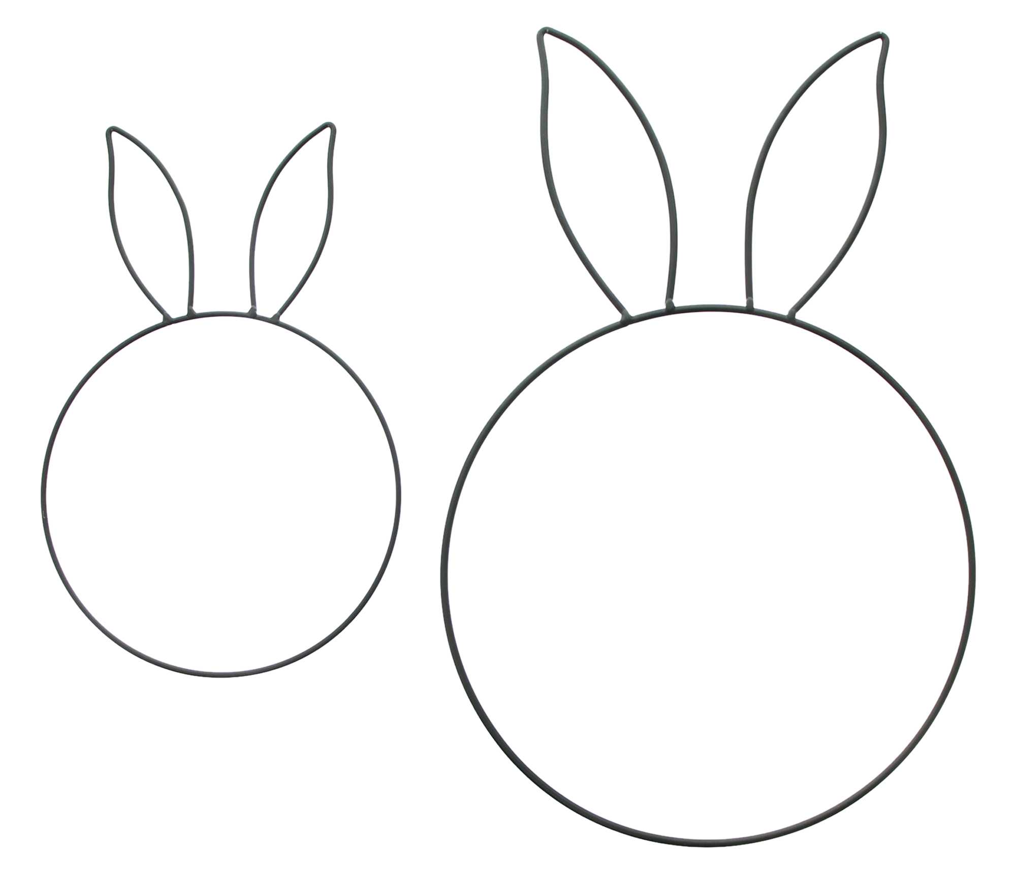 Dekoring "Hase", 2er Set  im Frank Flechtwaren Online Shop für Ostern kaufen