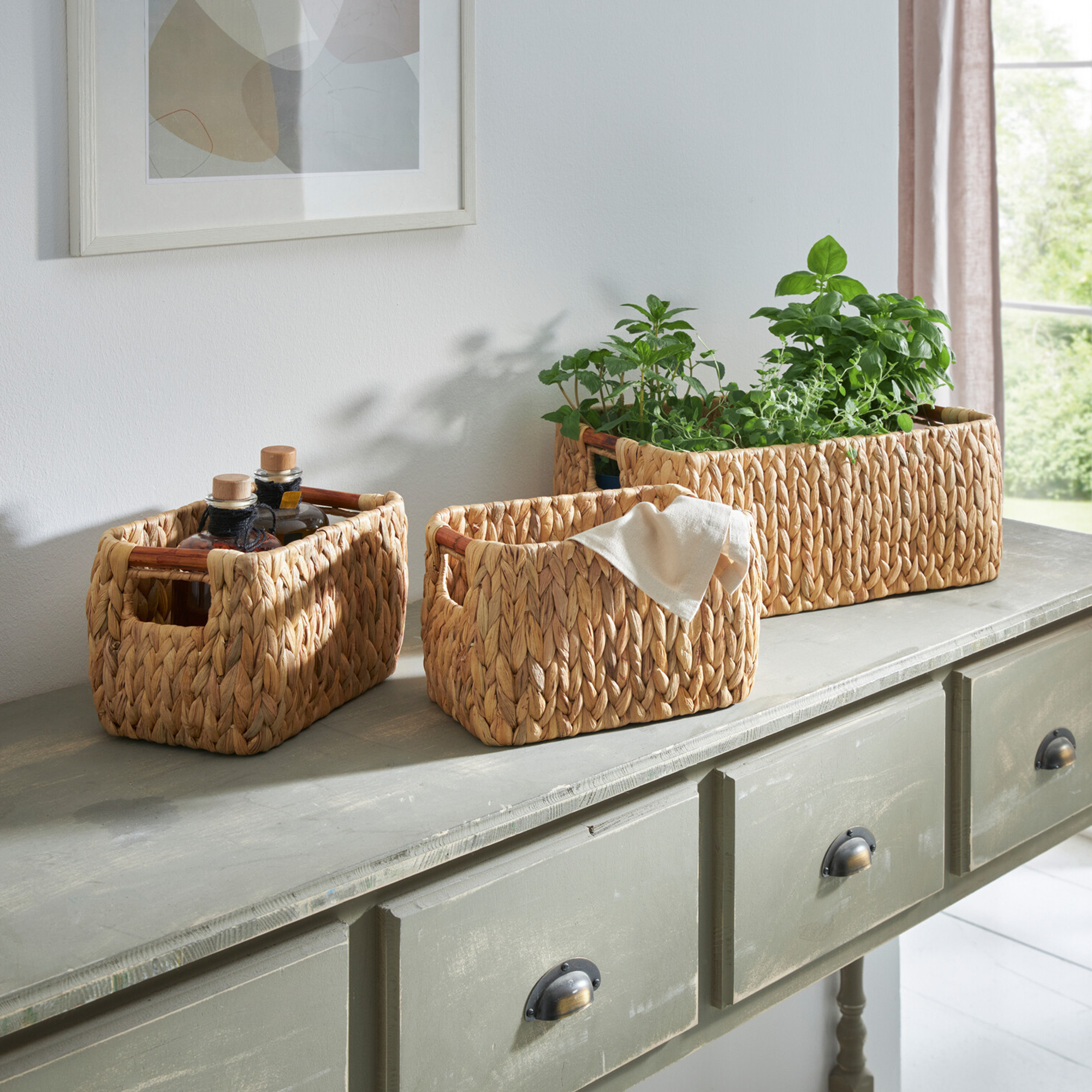 Storage-Set "Wasserhyazinthe", 3tlg.  im Frank Flechtwaren Online Shop kaufen