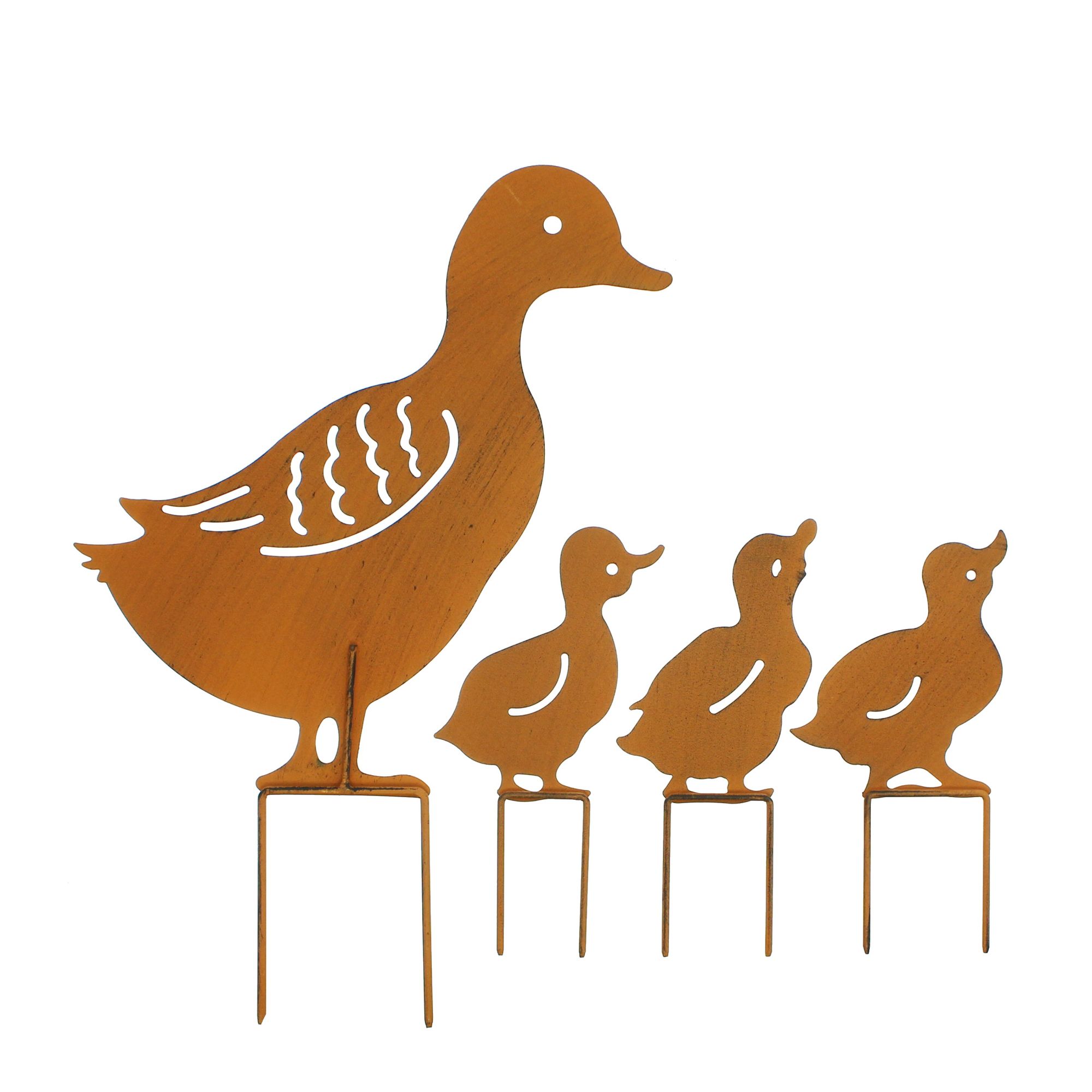 Gartenstecker "Entenfamilie", 4er Set im Frank Flechtwaren Online Shop für Ostern kaufen Gartenstecker "Entenfamilie", 4er Set im Frank Flechtwaren Online Shop für Ostern kaufen