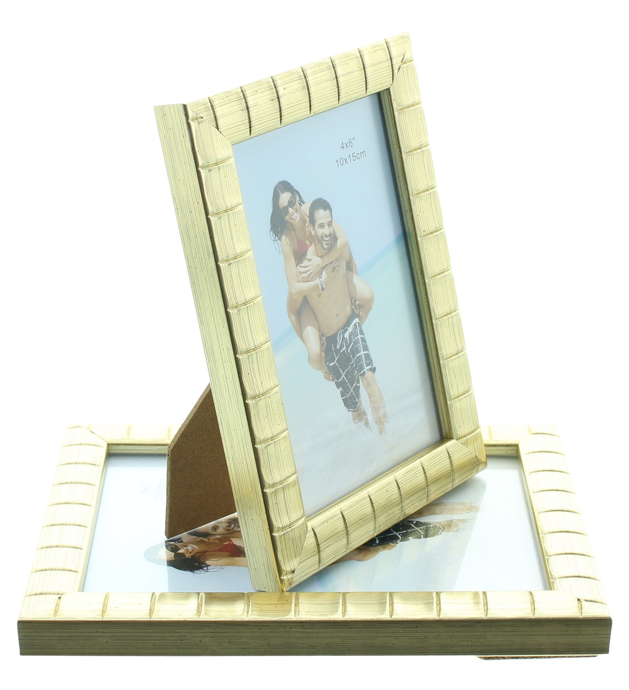 Bilderrahmen "Gold", 4er Set  im Frank Flechtwaren Online Shop für Bilder &amp; Bilderrahmen kaufen