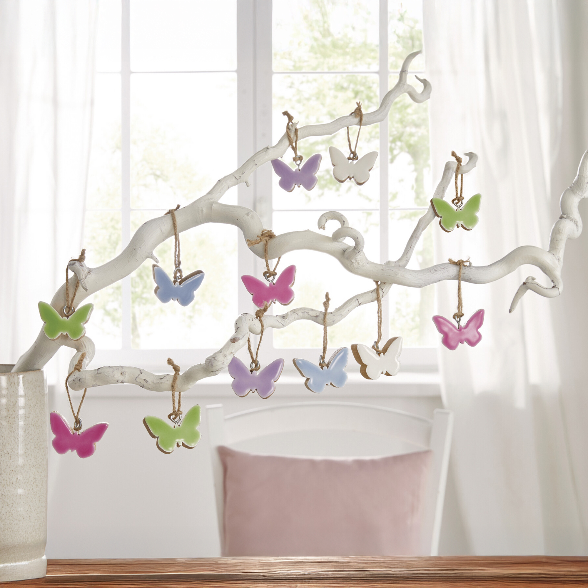 Hänger "Schmetterling", 12er Set  im Frank Flechtwaren Online Shop kaufen