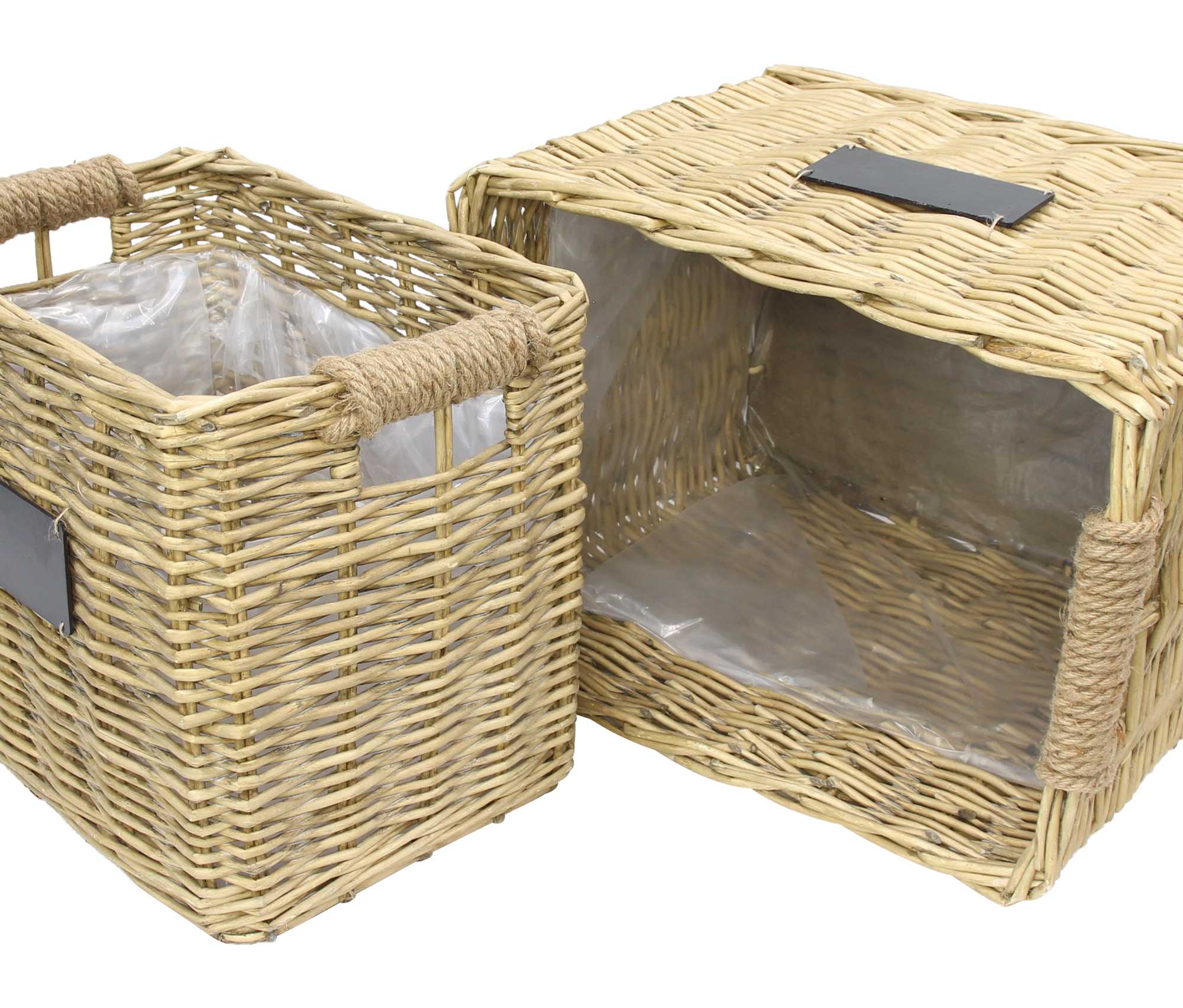 Pflanzkorb "Weiden-Chic", 2er Set im Frank Flechtwaren Online Shop für Pflanzkörbe kaufen Pflanzkorb "Weiden-Chic", 2er Set im Frank Flechtwaren Online Shop für Pflanzkörbe kaufen