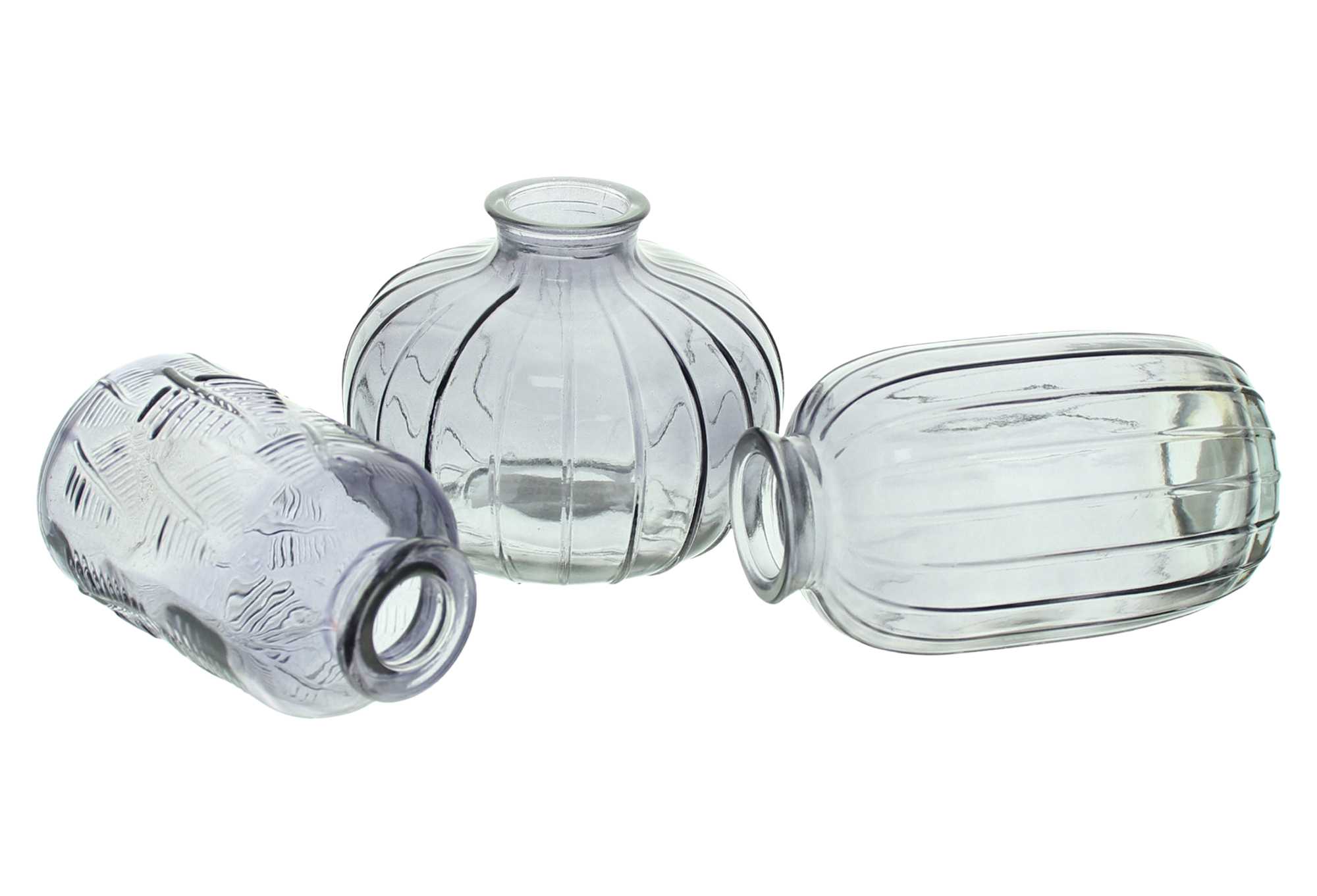 Dekovase "Grau", 3er Set  im Frank Flechtwaren Online Shop für Ostern kaufen