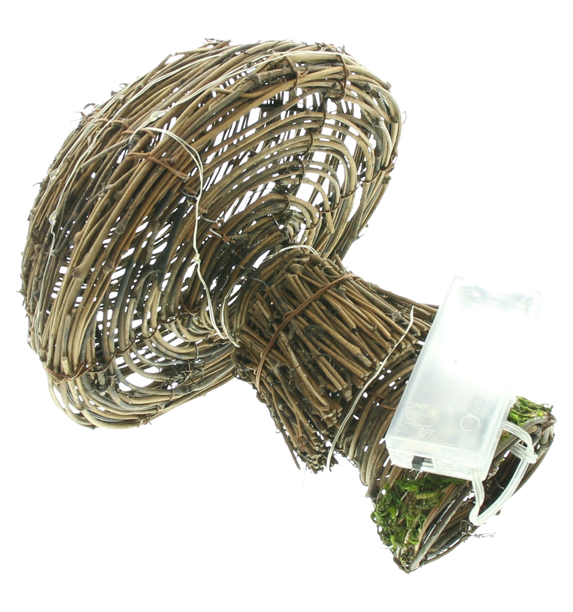 LED-Pilz "Rustic" im Frank Flechtwaren Online Shop für Herbst kaufen LED-Pilz "Rustic" im Frank Flechtwaren Online Shop für Herbst kaufen