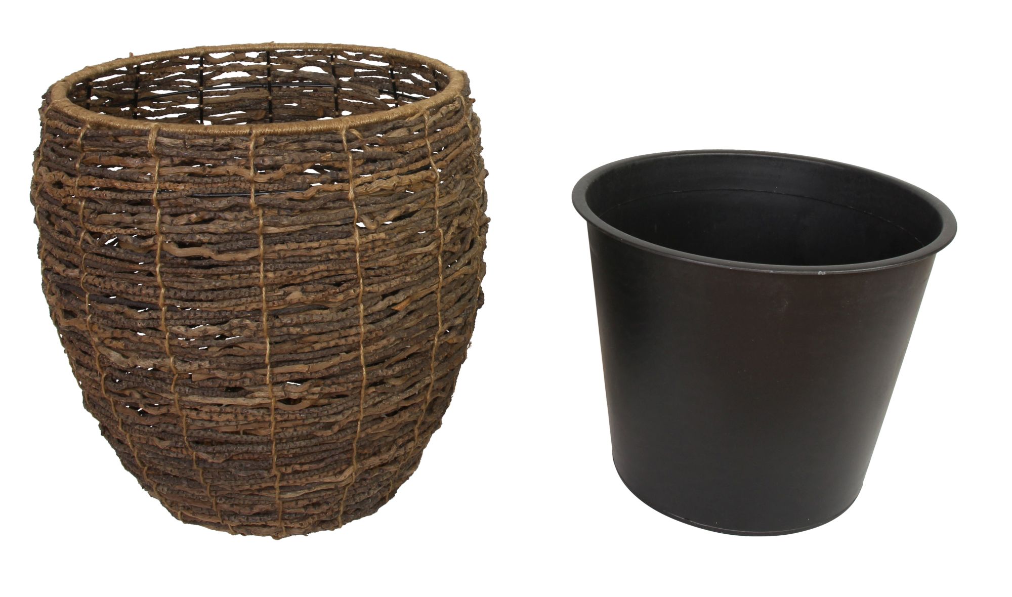 Übertopf "Kokos", 2er Set im Frank Flechtwaren Online Shop für Übertöpfe kaufen Übertopf "Kokos", 2er Set im Frank Flechtwaren Online Shop für Übertöpfe kaufen