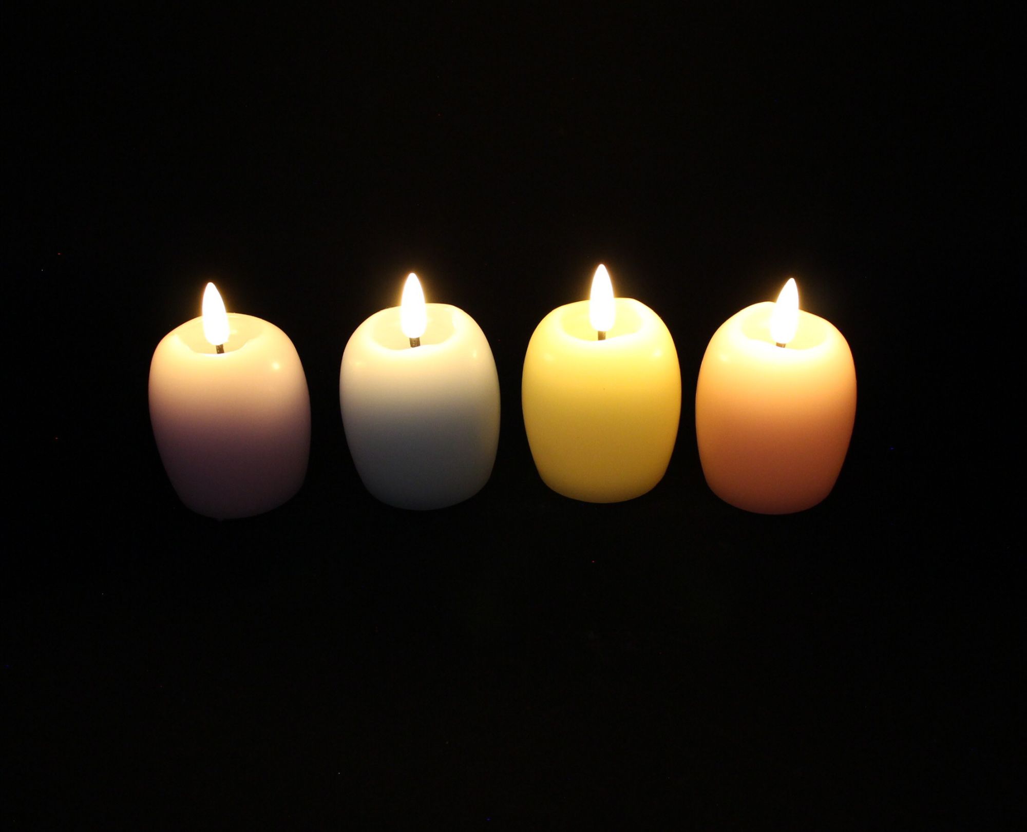 LED-Kerze "Pastell-Ei", 4er Set im Frank Flechtwaren Online Shop für Ostern kaufen LED-Kerze "Pastell-Ei", 4er Set im Frank Flechtwaren Online Shop für Ostern kaufen