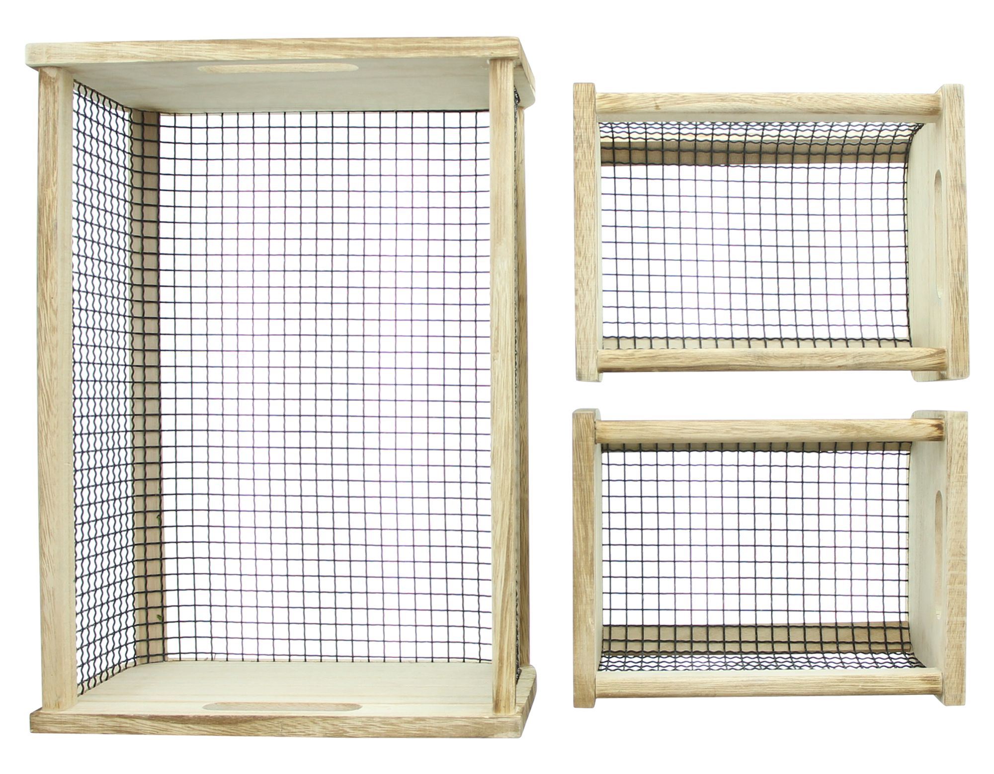 Holzkiste "Trend", 3er Set im Frank Flechtwaren Online Shop für Küche kaufen Holzkiste "Trend", 3er Set im Frank Flechtwaren Online Shop für Küche kaufen