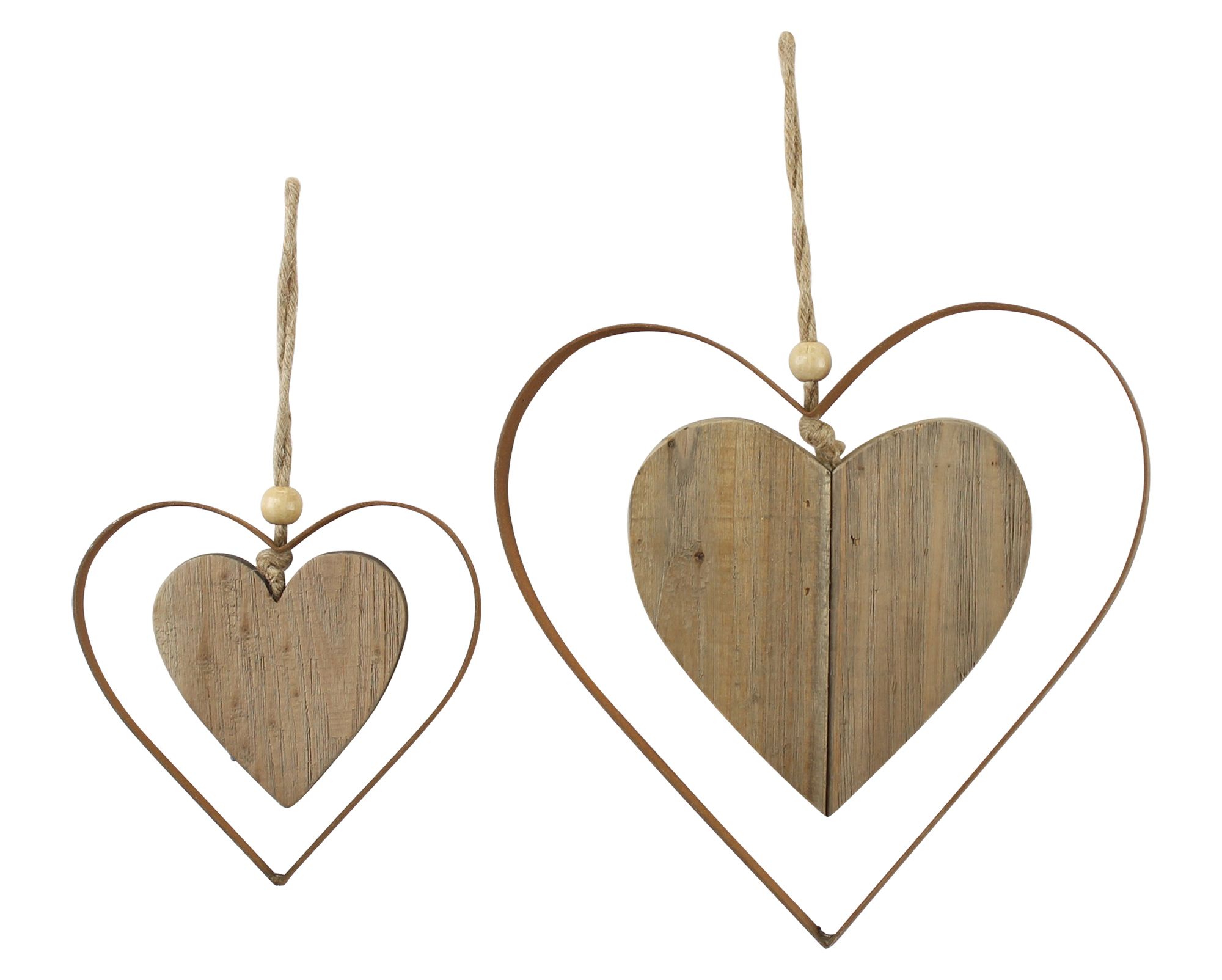 Hänger "Herz in Herz", 2er Set im Frank Flechtwaren Online Shop für Ostern kaufen Hänger "Herz in Herz", 2er Set im Frank Flechtwaren Online Shop für Ostern kaufen