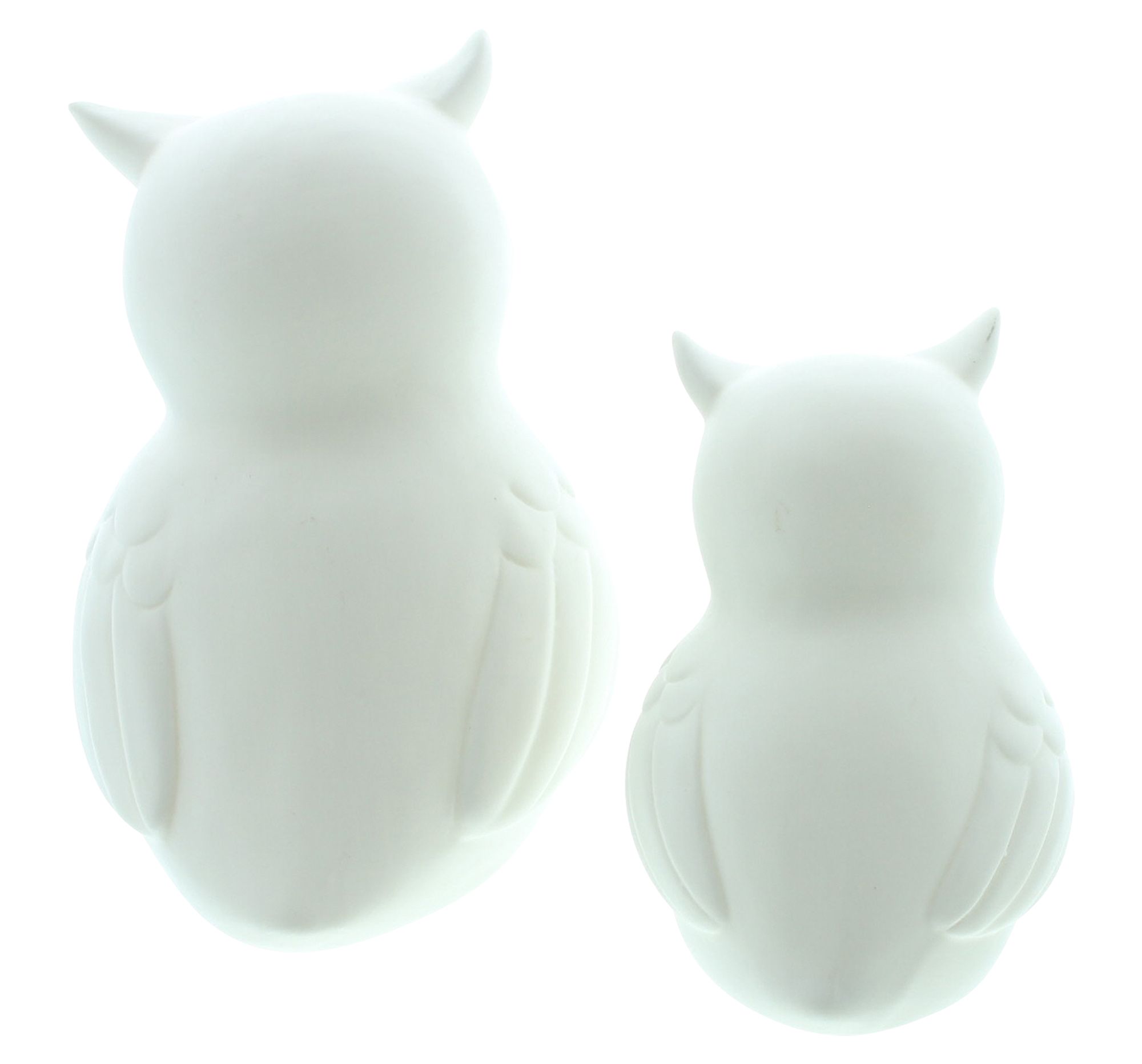 LED-Eule "White", 2er Set  im Frank Flechtwaren Online Shop für Herbst kaufen