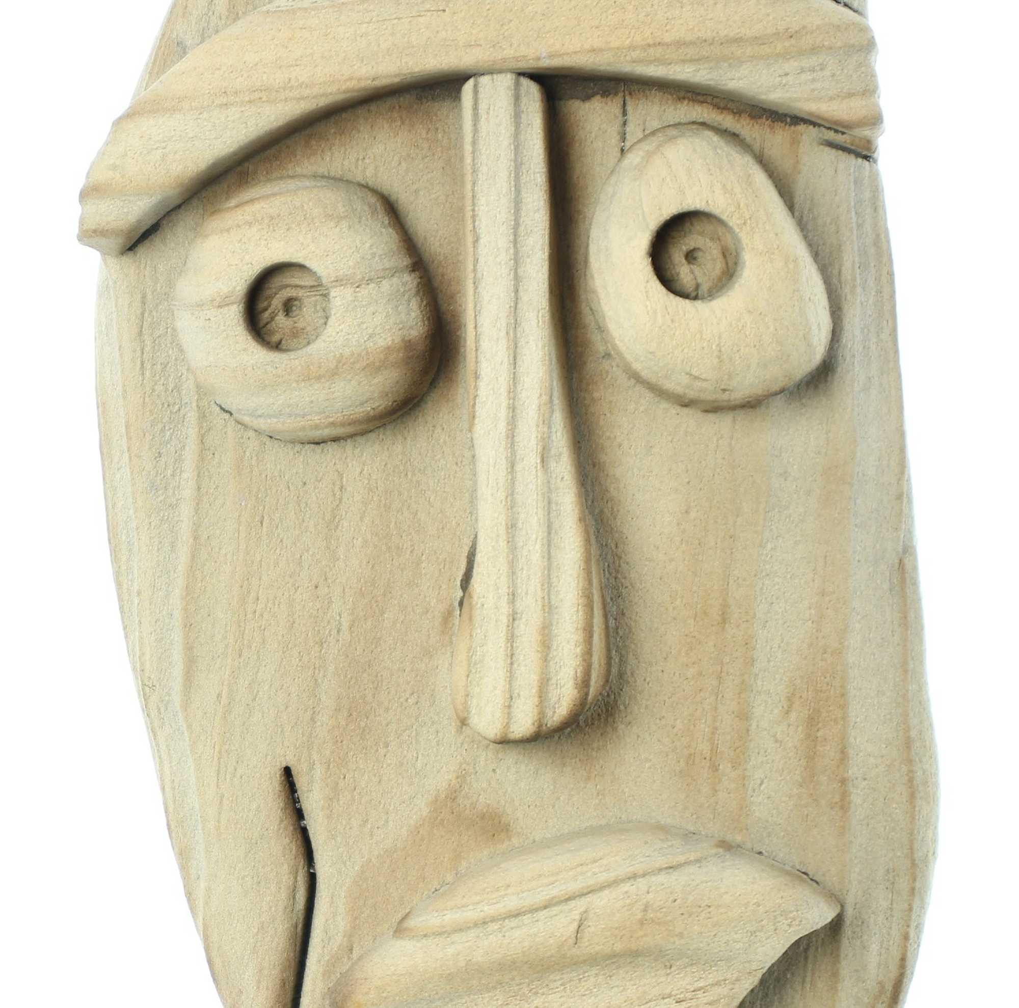 Holzdeko "Gesicht"  im Frank Flechtwaren Online Shop für  kaufen